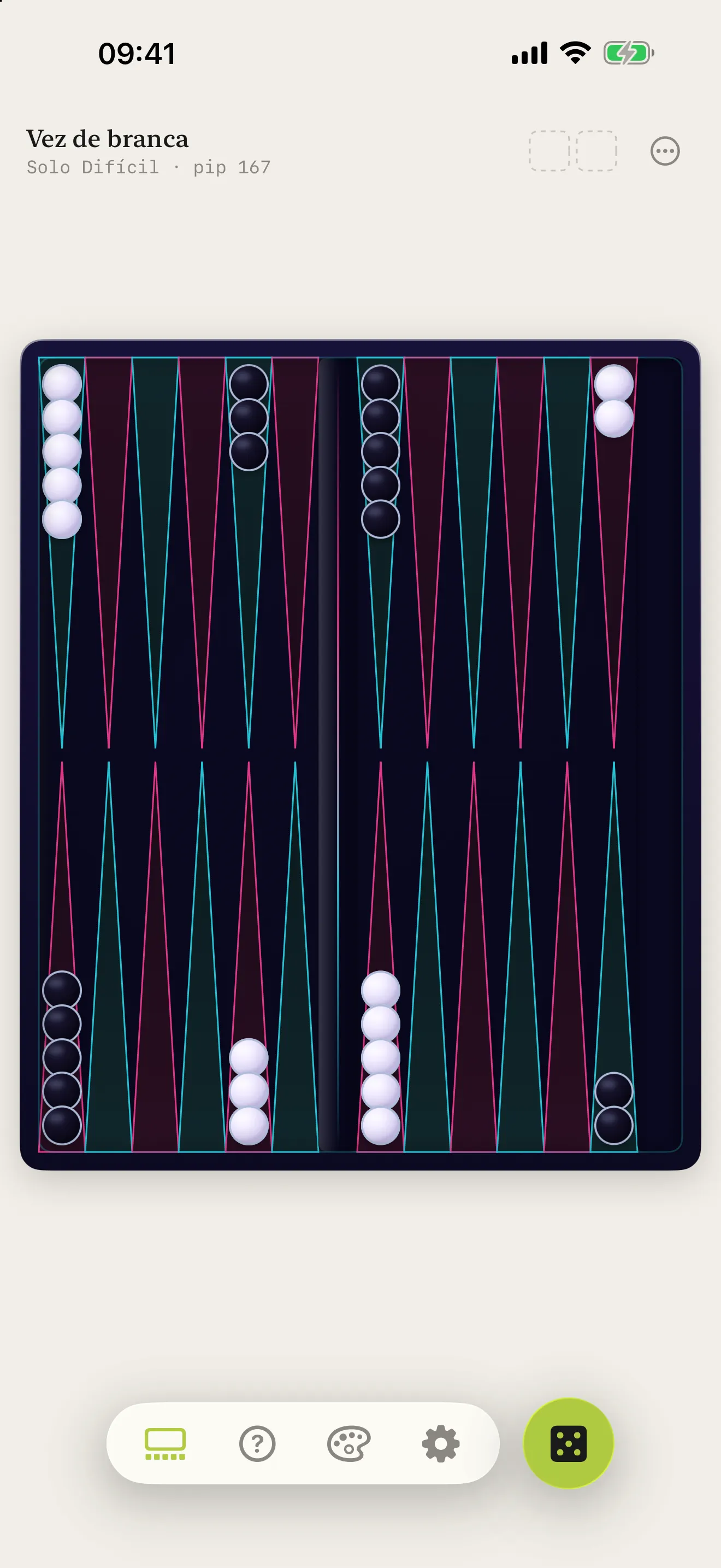 Gamão BLA: tabuleiro neon