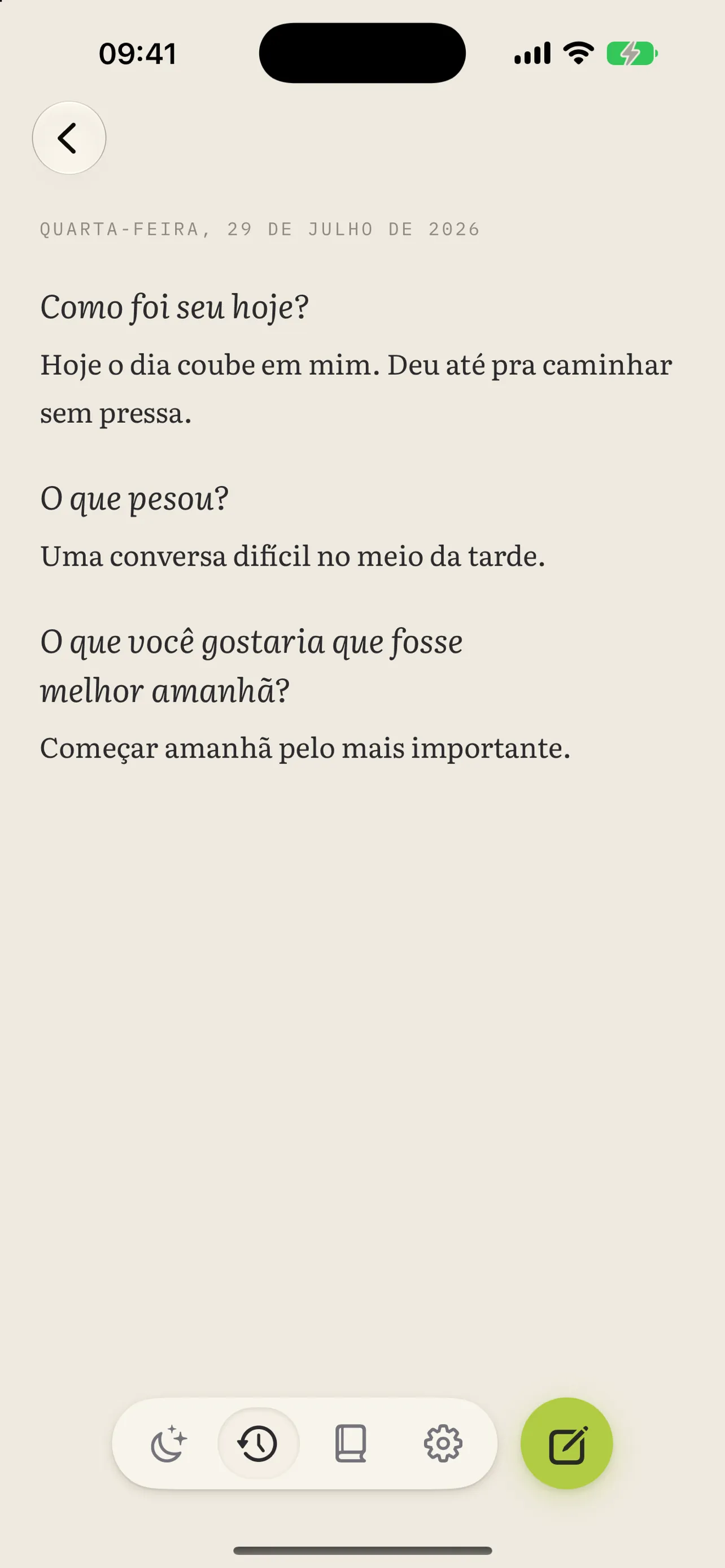 Diário BLA: uma noite