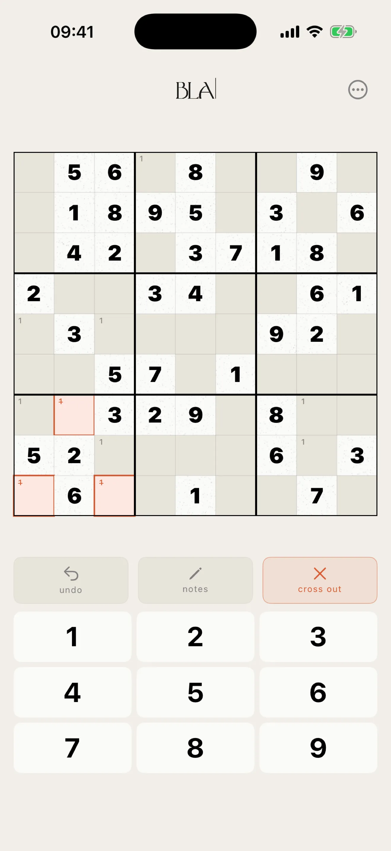 Sudoku BLA in English, screenshot 8 of 13